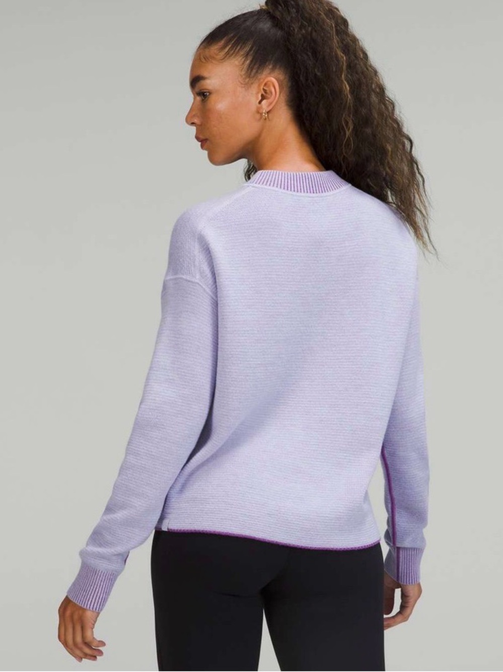 🌺LULULEMON Reversible double knit merino wool Crewneck Sweater🌺